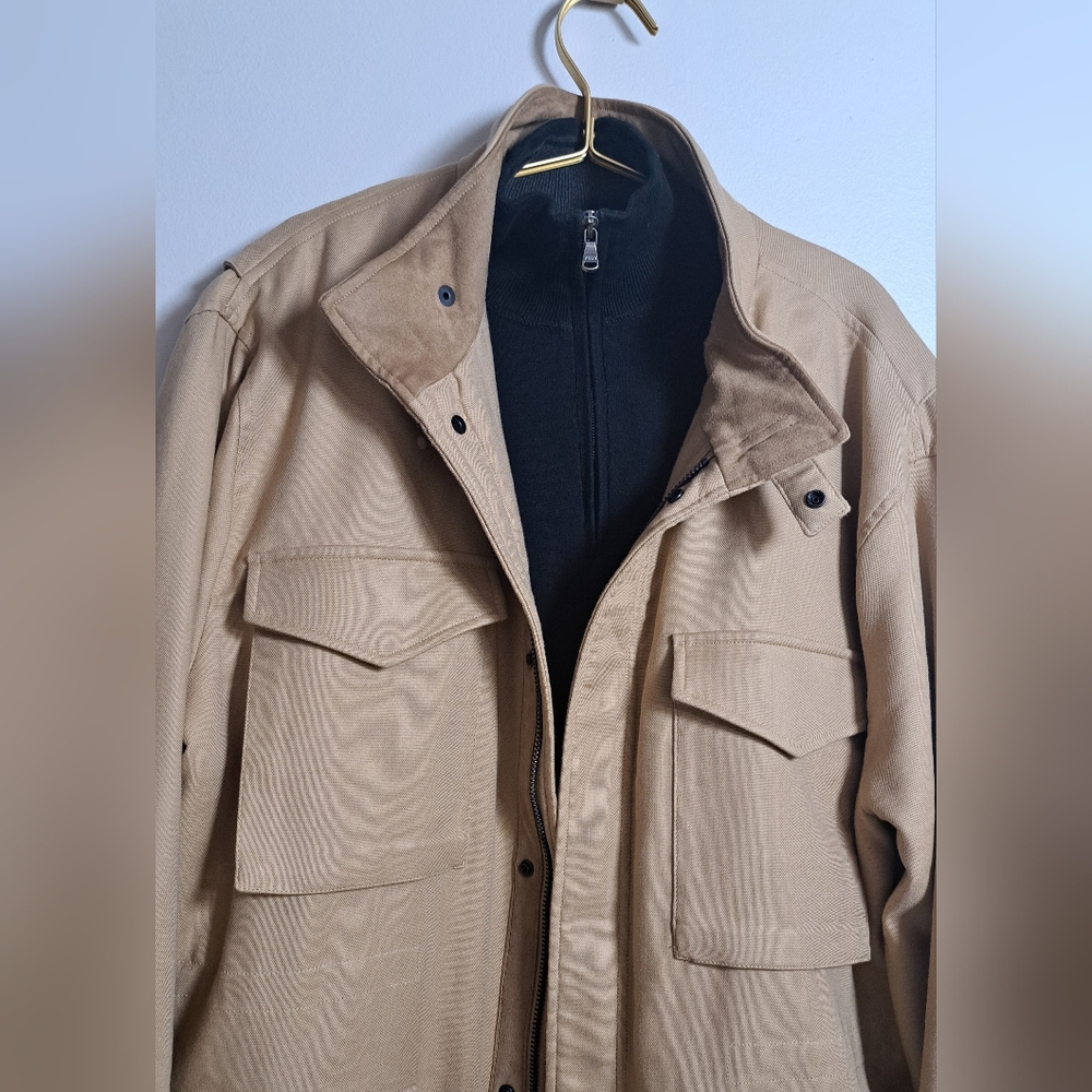 VINCE MENS FIELD JACKECT COLOR NEW CAMEL XL NEW WITHOUT TAG.